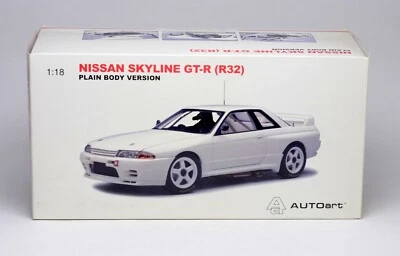 1/18 Autoart Biante 89178 Nissan Skyline R32 GTR carrocería lisa blanca RHD Foto 1 de 4