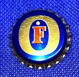 FOSTER Bier Flaschenverschluss Pinback Button Werbe Pin - Bild 1 von 2