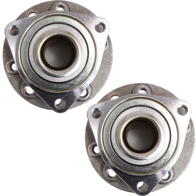 Ступицы колес для 2002-09 Saab 9-5 передние левая и правая 5 зажимов с подшипником 4 колеса ABS FWD - Изображение 1 из 4