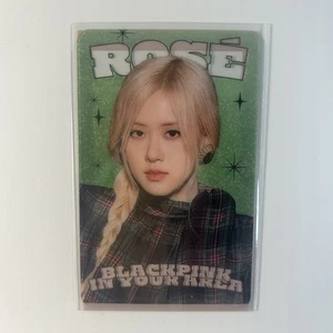 Blackpink Rose Transparent Photocard Authentic Korea Kpop Photo Card Rosie - Picture 1 of 2