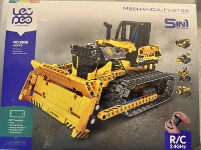 LECPOP Mechanical Master #8038 5 In 1 R/C Control + Bluetooth Control New Sealed - Image 1 of 4