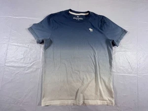 Abercrombie Kids Boys Crew t-shirt blue fade 15/16 shirt -957 - Picture 1 of 4