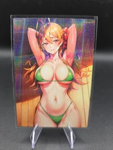Rei Miyamoto High School Of The Dead Anime Waifu Card Doujin ACG Goddess Holo - Picture 1 of 4