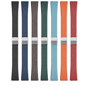 Fluorkautschuk Uhrenarmband Zuschnitt Schnellverschluss FKM Kautschuk Uhrenarmband - Bild 1 von 48