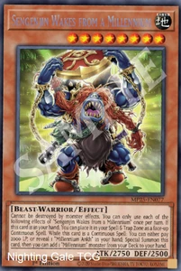 Yugioh! Mega Dosen 2025 1x PScR Sengenjin erwacht aus einem Millennium - Bild 1 von 1