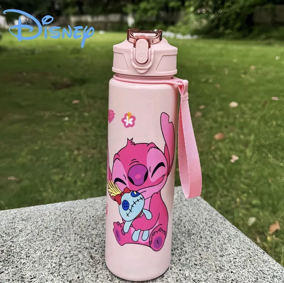 Disney Lilo & Stitch Leakproof Sports Water Bottle -Pink - Back to School Ready! - Image 1 of 1