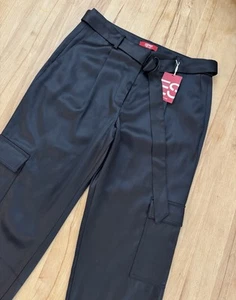 Neu Esprit Hochwertige Cargo Pump Hose Mit Gürtel Gr. 38/30 Schwarz UVP: 119,99€ - Bild 1 von 3