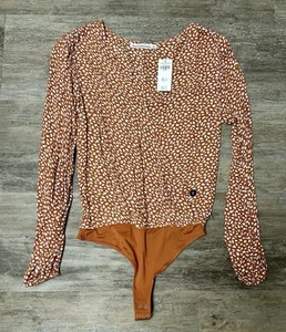 Neu mit Etikett Abercrombie and Fitch Body Blumenmuster Langarm locker Gr. Small Boho - Bild 1 von 8