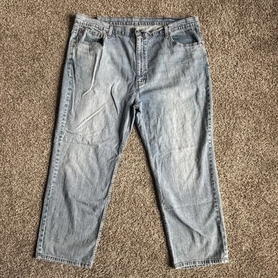 Levi’s Womens 559 Straight High Rise Jeans 48x32 Light Wash Measures 46x29 - Image 1 of 4