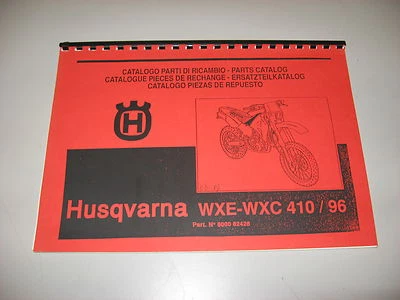 1996 Husqvarna 410 WXE410 WXC410 New OEM Factory Parts Book Fiche Catalog Husky - Image 1 of 4