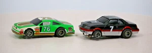 ROKAR MCAR, STP #7, FORD T-BIRD STOCK CAR & Life-Like #76 Olds HO Slot Cars - Picture 1 of 14