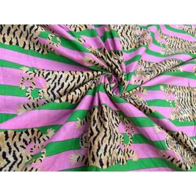 LOT 25 Yard HandBlock Print Handmade Cotton Indian Natural Sewing Crafts Fabric - Image 1 of 3