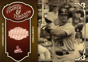 ALBERT PUJOLS 2005 DONRUSS HOLZ & FÄDEN SPIEL GEBRAUCHTE FLEDERMAUS - Bild 1 von 1