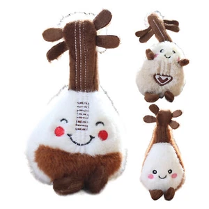 Guitar Keychain Pendant Cute Little Guitar Plush Doll Toy Pendant Creative Fashi - Picture 1 of 11
