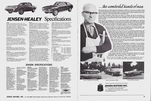 1976 Jensen Interceptor Convertible Saloon Healey Roadster VINTAGE PRINT AD - Picture 1 of 4