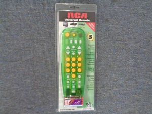 RCA RCU300WG SYSTEM LINK 3 TV VCR CABLE REMOTE CONTROL Green NEW RETRO - Picture 1 of 3