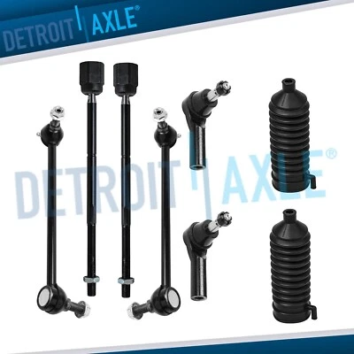8pc Front Sway Bars Inner Outer Tie Rods for 1996-2007 Ford Taurus Mercury Sable - Image 1 of 4