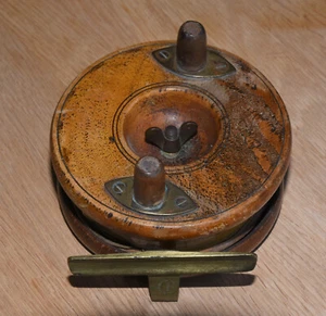 Allcocks Vintage Nottingham Reel 4" - Picture 1 of 3