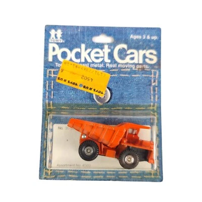 Camión de volteo Tomy Pocket Cars Hitachi DH321 de colección #35-59 diecast hecho en Japón  Foto 1 de 4