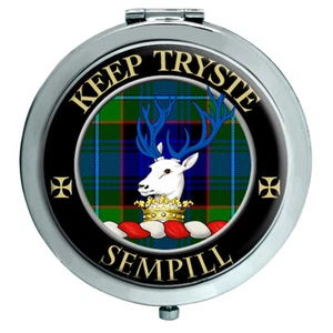 Sempill Scottish Clan Compact Mirror - Picture 1 of 5
