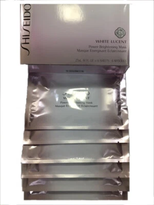 Shiseido White Lucent Power Brightening Sheet Mask - 27mlx6 masques / NIB - Image 1 of 2