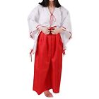 [N.M.JAPON] Costume de jeune fille sanctuaire ensemble de 5 pièces femmes (petites à grandes tailles disponibles