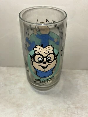 Стекло Alvin and the Chipmunks SIMON 1985 Hardees - Изображение 1 из 2