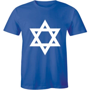 Hanukkah Jewish Star of David Menorah Proud Religion Men's T-shirt Tee - Picture 1 of 4