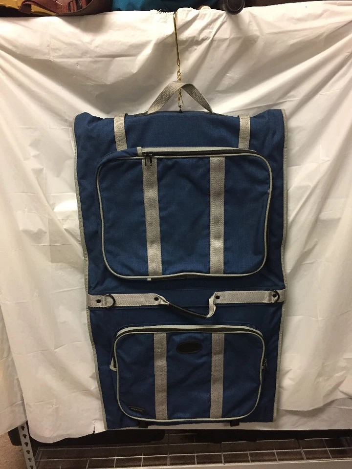 Bolso de Ropa Azul Pegaso DE COLECCIÓN Años 60 70 Locos Hombre Loco Loco Viaje Foto 1 de 1