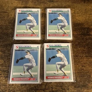 (100) 1991 Score Baseball Cards with Steve Chitren Rookie Oakland Athletics #760 - Picture 1 of 2