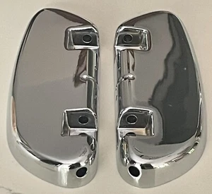 HARLEY-DAVIDSON CHROME PASSENGER FOOTBOARD PAN INSERTS OEM - Picture 1 of 2