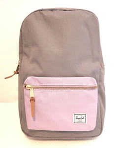 HERSCHEL SUPPLY SETTLEMENT MID 17L (GREY/PINK) CANVAS BACKPACK BRAND NEW w/TAG!! - Picture 1 of 1