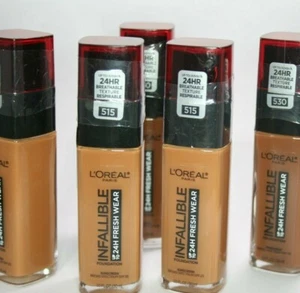 L'Oreal Paris Infallible Foundation mit Sonnencreme Ablaufdatum 9/20 LSF 25 Ihre Wahl - Bild 1 von 3