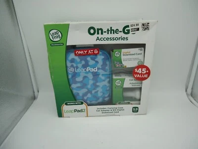 Leapfrog Leappad Accessories On-the-go Blue Carrying Case, Car Adapter Car (GAR) - Image 1 of 4