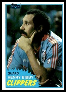 1981-82 Topps Henry Bibby San Diego Clippers #W90 - Imagen 1 de 2