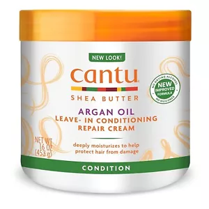 Cantu Leave-In Conditioning Repair Cream w/ Argan Oil Shea Butter, 16oz - Picture 1 of 8