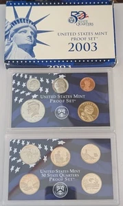 2003-S Proof Set 10 Piece (Proof) - Picture 1 of 17