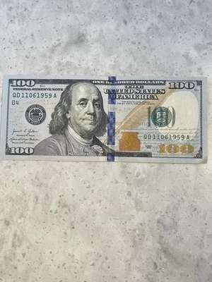 100 Dollar Birthday Note 11/06/1959 Serial Number November 06 1959 - Image 1 of 4