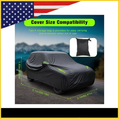 Cubierta completa de coche SUV para BMW X5 201''x79''x73'' XXL grande exterior impermeable Foto 1 de 4