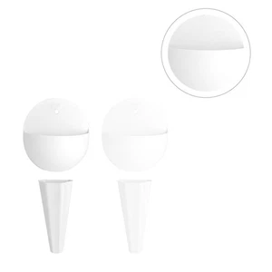  4 Pcs Blumentopf Hängend Hängetöpfe Für Pflanzen Wandmontierte Vase - Bild 1 von 11