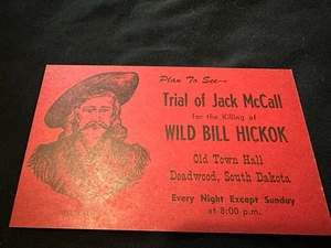 Vintage Postkarte "Trail Of JackMcCall" Deadwood South Dakota - Bild 1 von 2