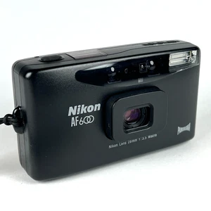 Nikon AF600 Panorama Autofocus Point & Shoot Analogic 35mm Black Tested Working - Picture 1 of 11