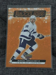 2023-24 Upper Deck Series 2 - Dazzlers Mikhail Sergachev #DZ-82 Orange - Picture 1 of 1