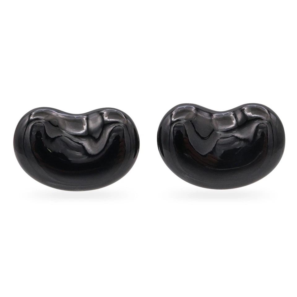 Tiffany & Co. Elsa Peretti Ruthenium Over Copper Bean Cuff Links - Image 1 of 3