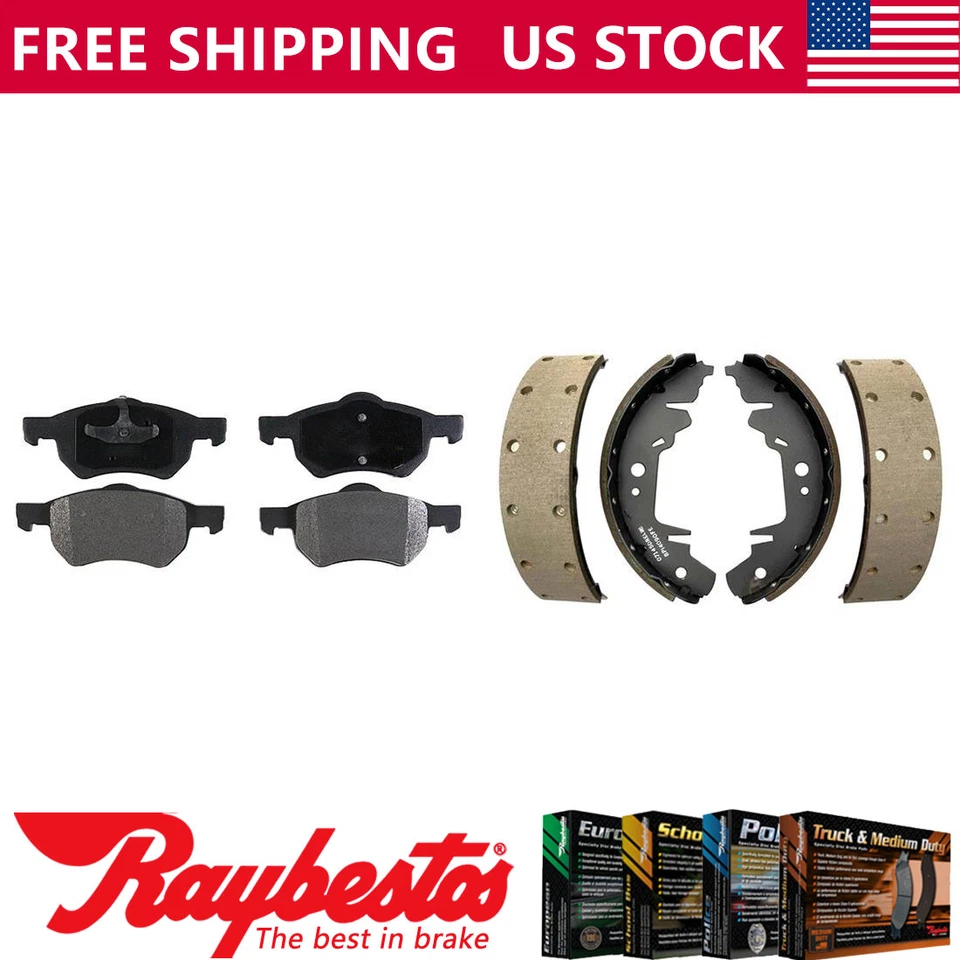 Element3 almohadillas metálicas delanteras y zapatos traseros para Chrysler Town & Country 2002-2004 Foto 1 de 4