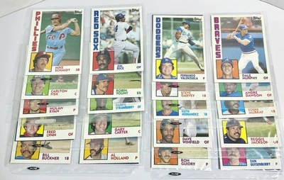 (30) Juego completo de cartas 1984 Topps Super Jumbo tamaño gigante de gran tamaño 5x7 patio Foto 1 de 3