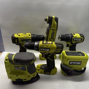 Lotto 6 Ryobi 18V One+Multiutensile Oscillante, Trapano, Compressore **PER RICAMBI** - Foto 1 di 6