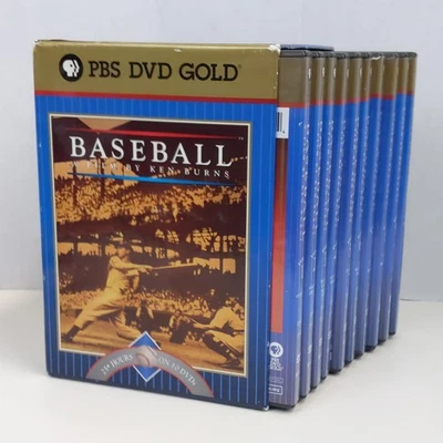 Ken Burns Baseball PBS DVD Gold Complete 10 Disc Documentary Set 1900–1994  - Image 1 of 3