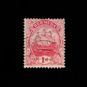 Bermuda, Scott 42, Caravel, 1910-1924, used, 109933 - Picture 1 of 2