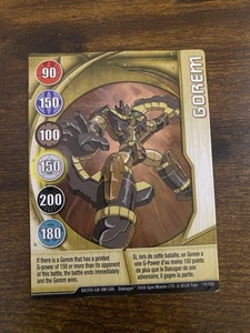 Gorem 14/48b BA209-GA-SM-GBL Bakugan Battle Brawlers Metal Gate Card 2008 - Picture 1 of 3